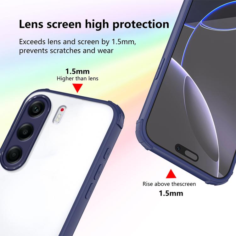 For Tecno Camon 40 4G Four Corners Shield Shockproof TPU Hybrid PC Phone Case