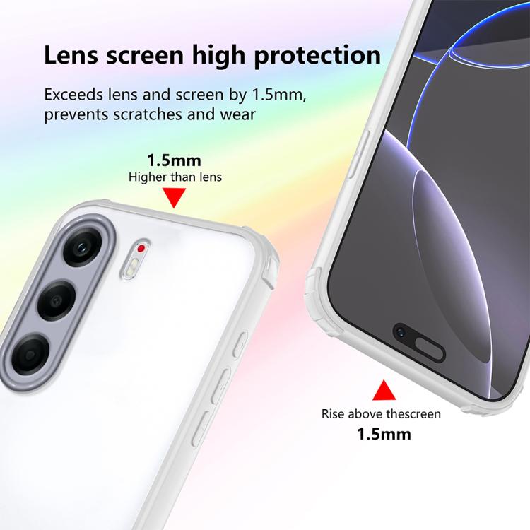 For Tecno Camon 40 Pro 4G Four Corners Shield Shockproof TPU Hybrid PC Phone Case