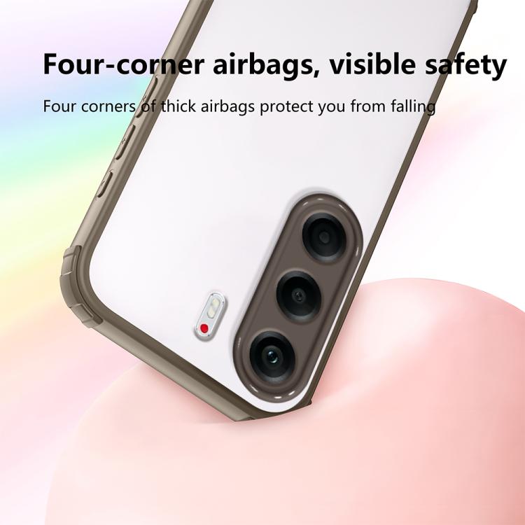 For Tecno Camon 40 Pro 4G Four Corners Shield Shockproof TPU Hybrid PC Phone Case