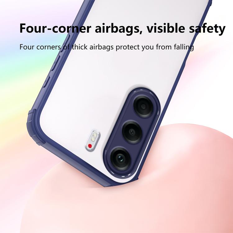 For Tecno Camon 40 Pro 4G Four Corners Shield Shockproof TPU Hybrid PC Phone Case