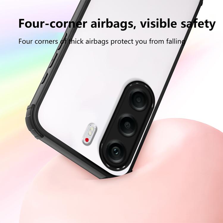 For Tecno Camon 40 Pro 5G Four Corners Shield Shockproof TPU Hybrid PC Phone Case