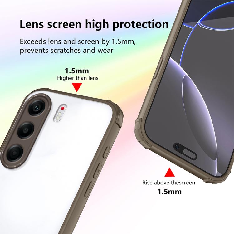For Tecno Camon 40 Pro 5G Four Corners Shield Shockproof TPU Hybrid PC Phone Case