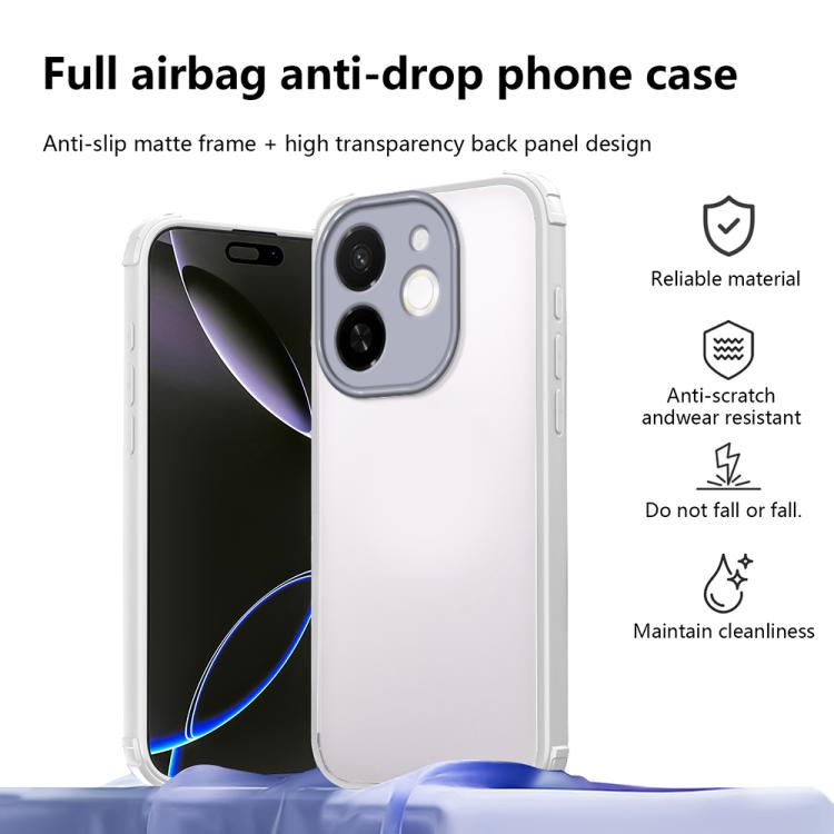 For Tecno Spark 30C 5G Four Corners Shield Shockproof TPU Hybrid PC Phone Case