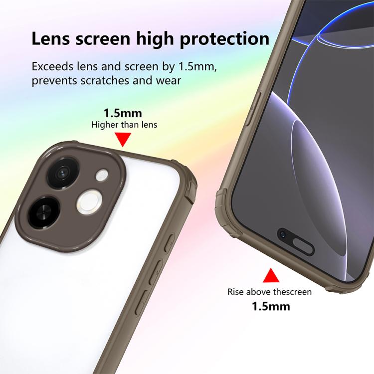 For Tecno Spark 30C 5G Four Corners Shield Shockproof TPU Hybrid PC Phone Case