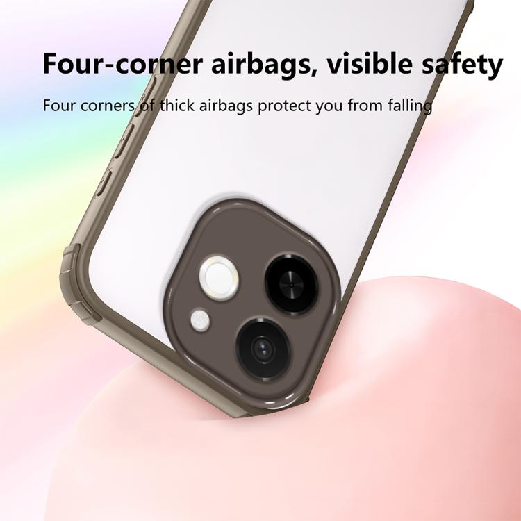 For Tecno Spark 30C 5G Four Corners Shield Shockproof TPU Hybrid PC Phone Case