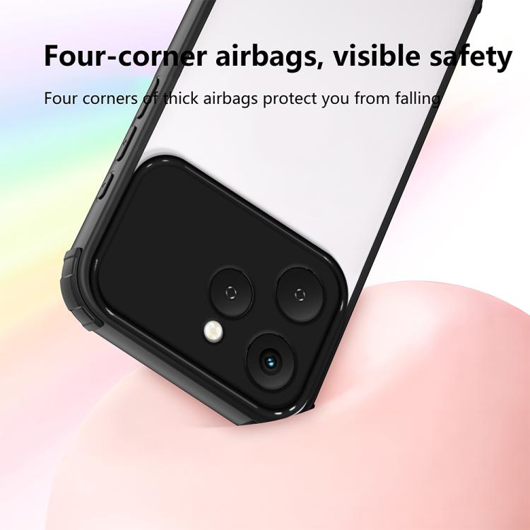 For Tecno Spark 40 4G Four Corners Shield Shockproof TPU Hybrid PC Phone Case