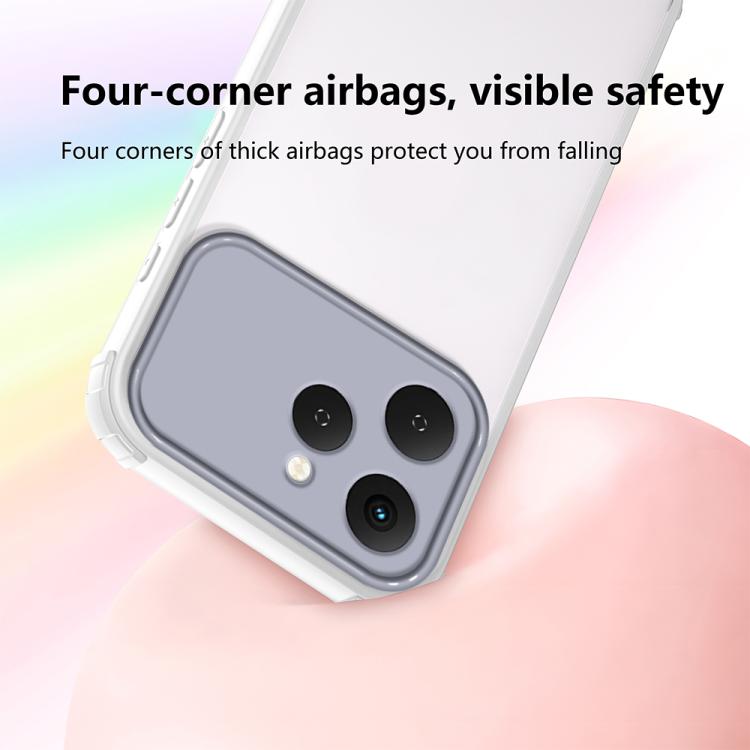 For Tecno Spark 40 4G Four Corners Shield Shockproof TPU Hybrid PC Phone Case