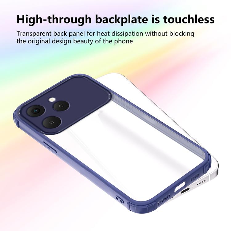 For Tecno Spark 40 4G Four Corners Shield Shockproof TPU Hybrid PC Phone Case