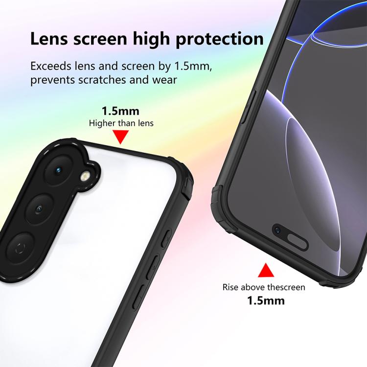 For Tecno Spark 40 Pro 4G Four Corners Shield Shockproof TPU Hybrid PC Phone Case