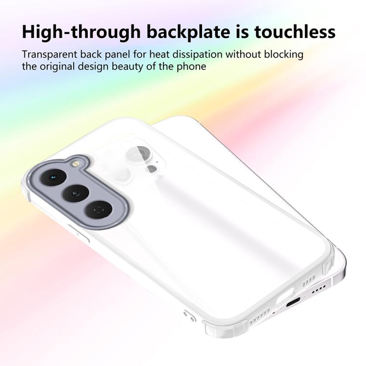 For Tecno Spark 40 Pro 4G Four Corners Shield Shockproof TPU Hybrid PC Phone Case