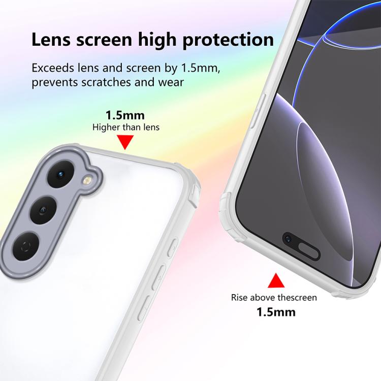 For Tecno Spark 40 Pro 4G Four Corners Shield Shockproof TPU Hybrid PC Phone Case