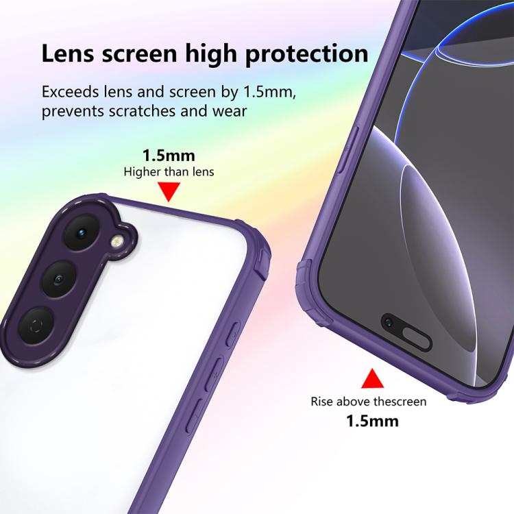 For Tecno Spark 40 Pro 4G Four Corners Shield Shockproof TPU Hybrid PC Phone Case