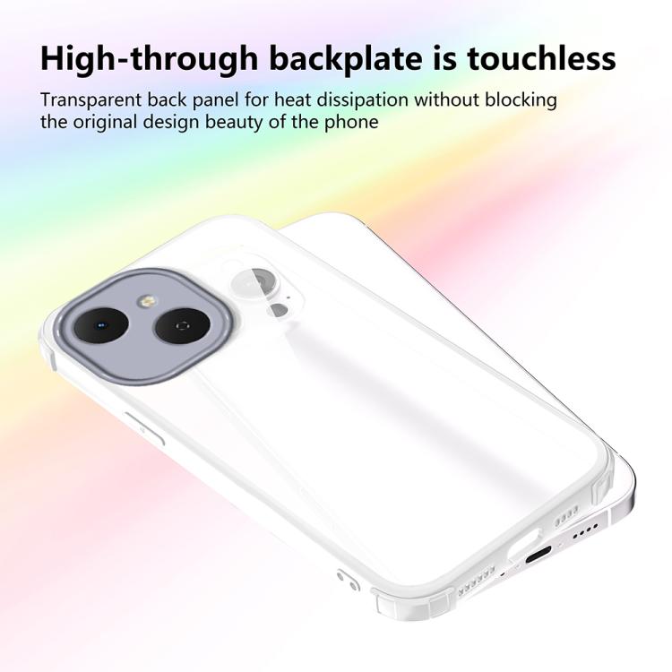 For Tecno Spark 40C Four Corners Shield Shockproof TPU Hybrid PC Phone Case