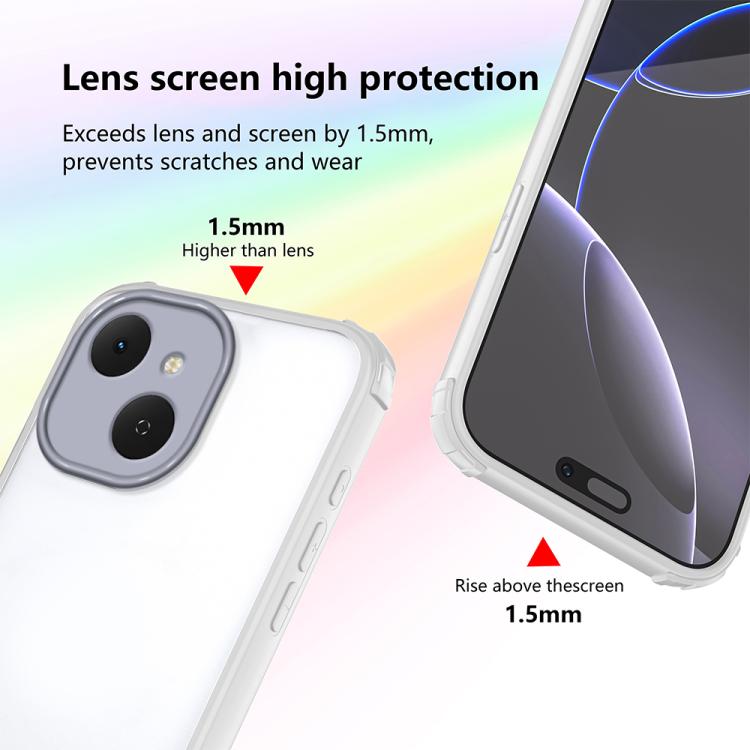 For Tecno Spark 40C Four Corners Shield Shockproof TPU Hybrid PC Phone Case