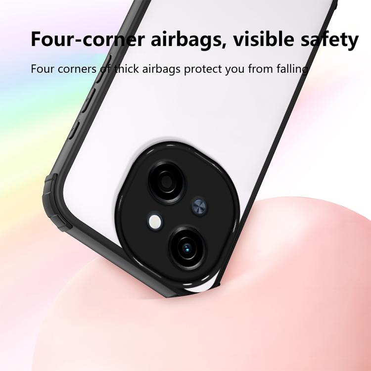 For Tecno Spark Go 1 Four Corners Shield Shockproof TPU Hybrid PC Phone Case