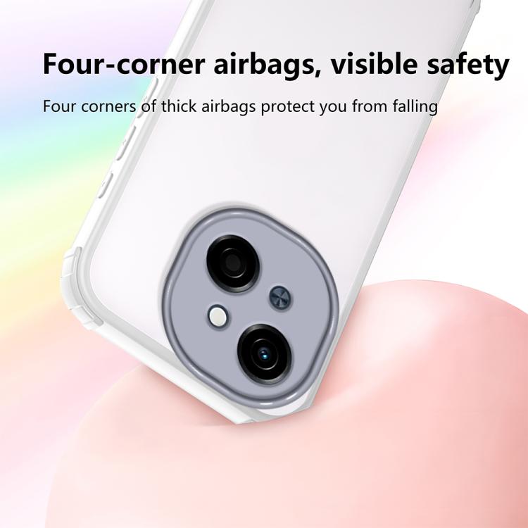 For Tecno Spark Go 1 Four Corners Shield Shockproof TPU Hybrid PC Phone Case