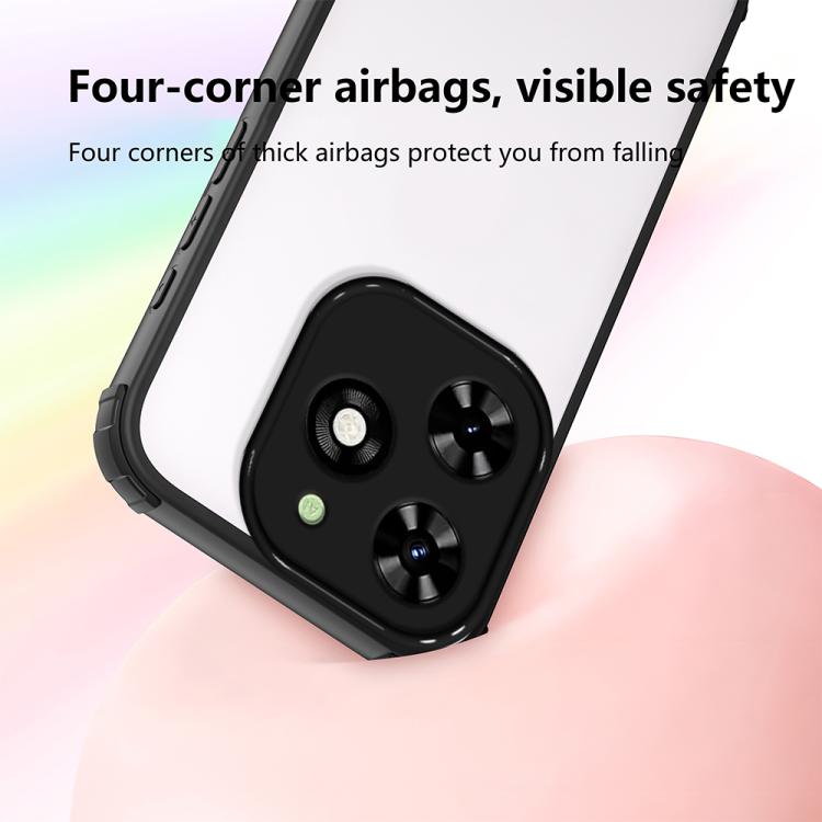 For Tecno Spark Go 2024 Four Corners Shield Shockproof TPU Hybrid PC Phone Case