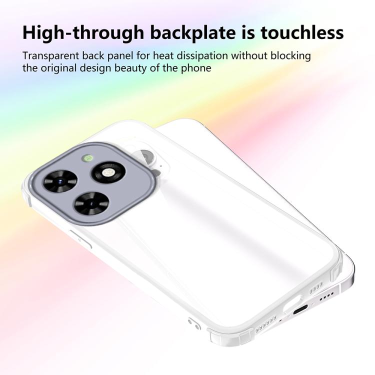 For Tecno Spark Go 2024 Four Corners Shield Shockproof TPU Hybrid PC Phone Case