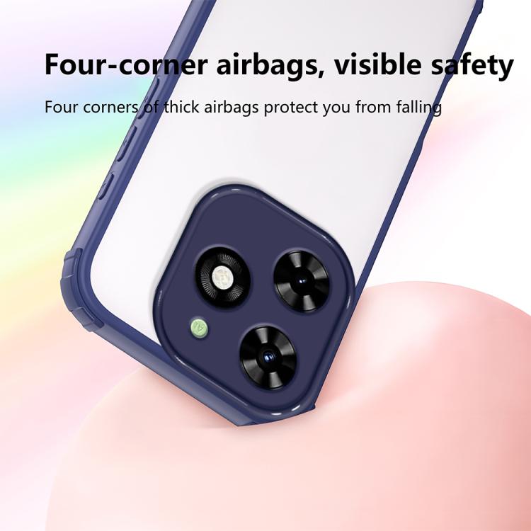 For Tecno Spark Go 2024 Four Corners Shield Shockproof TPU Hybrid PC Phone Case