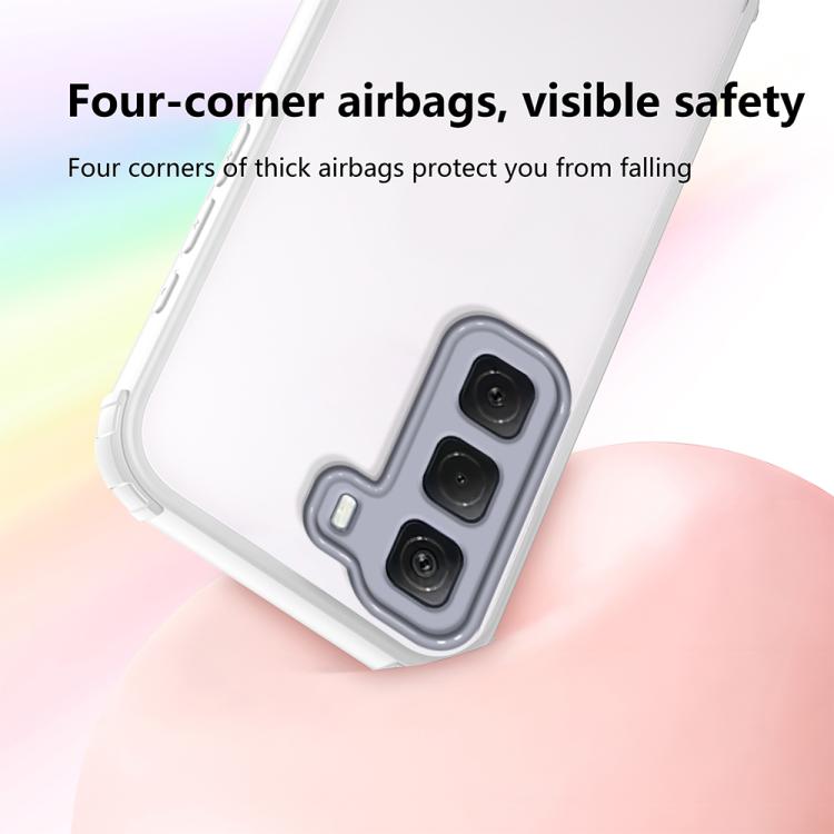 For Infinix Hot 60 Pro Four Corners Shield Shockproof TPU Hybrid PC Phone Case