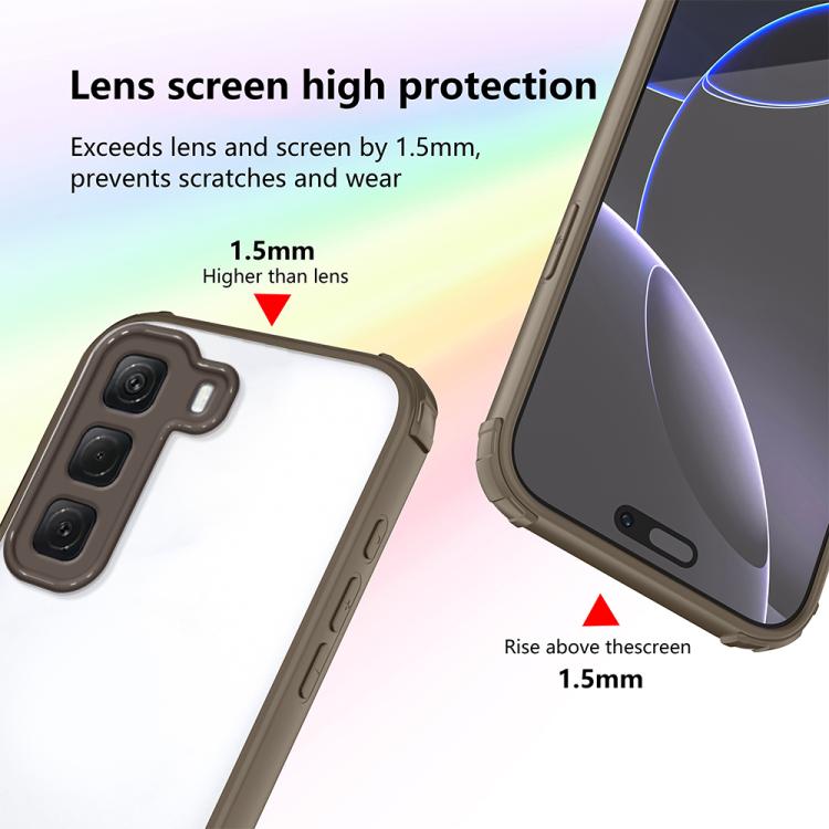 For Infinix Hot 60 Pro Four Corners Shield Shockproof TPU Hybrid PC Phone Case