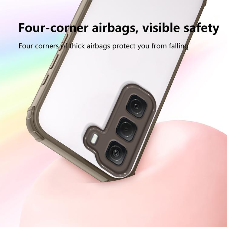For Infinix Hot 60 Pro Four Corners Shield Shockproof TPU Hybrid PC Phone Case