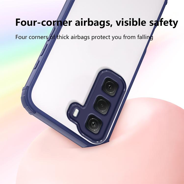For Infinix Hot 60 Pro Four Corners Shield Shockproof TPU Hybrid PC Phone Case