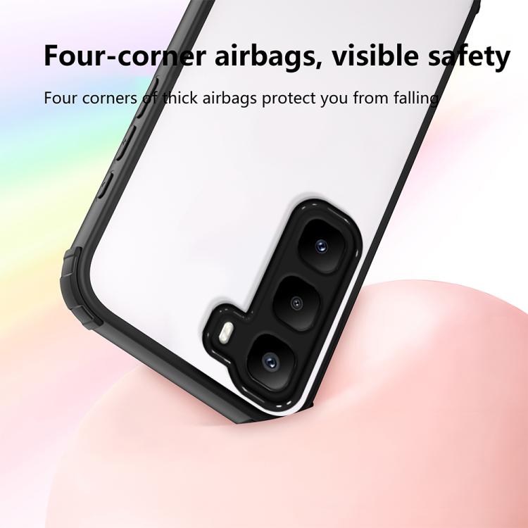 For Infinix Hot 60 Pro+ Four Corners Shield Shockproof TPU Hybrid PC Phone Case