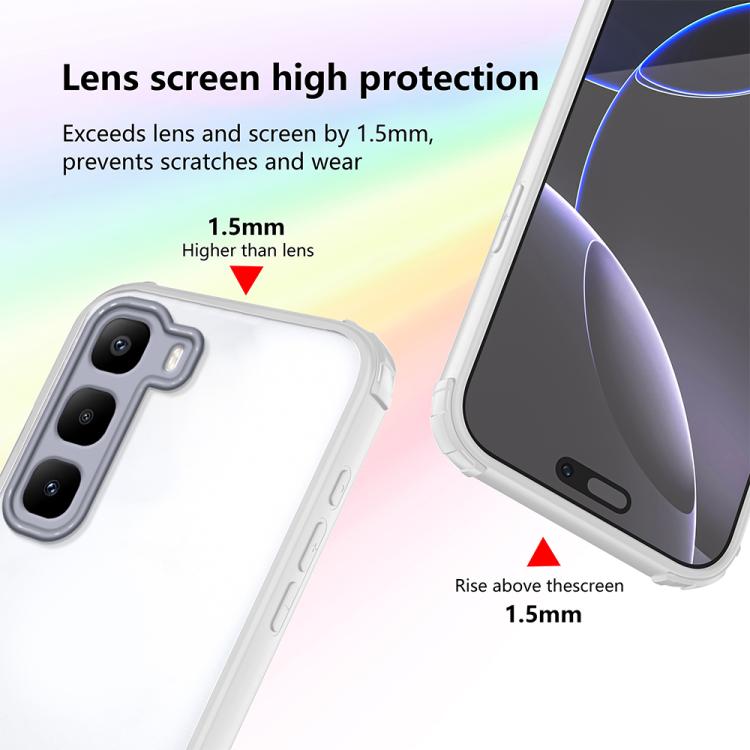 For Infinix Hot 60 Pro+ Four Corners Shield Shockproof TPU Hybrid PC Phone Case