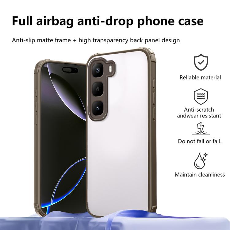 For Infinix Hot 60 Pro+ Four Corners Shield Shockproof TPU Hybrid PC Phone Case