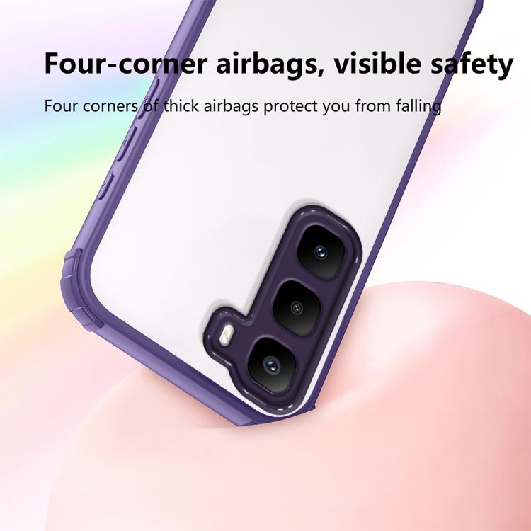 For Infinix Hot 60 Pro+ Four Corners Shield Shockproof TPU Hybrid PC Phone Case