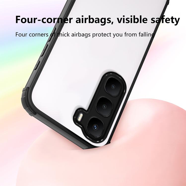 For Infinix Hot 60 / 60i 4G Four Corners Shield Shockproof TPU Hybrid PC Phone Case
