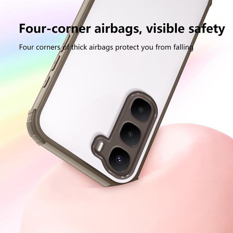 For Infinix Hot 60 / 60i 4G Four Corners Shield Shockproof TPU Hybrid PC Phone Case