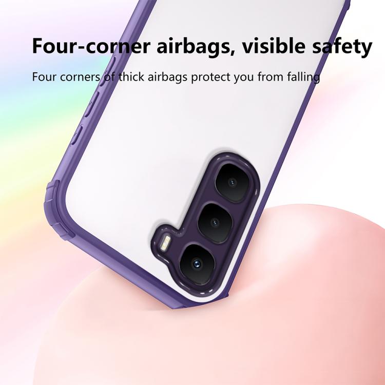 For Infinix Hot 60 / 60i 4G Four Corners Shield Shockproof TPU Hybrid PC Phone Case