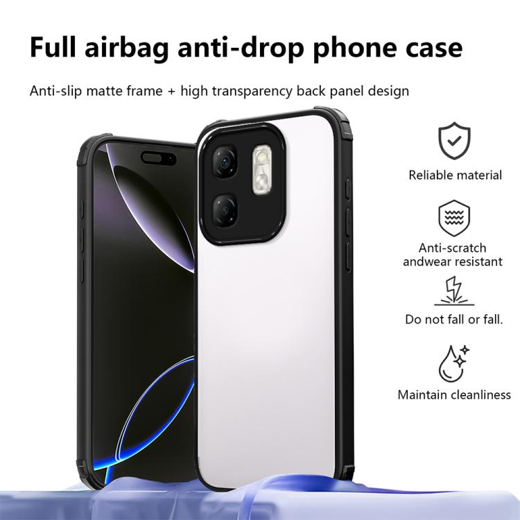 For Infinix Hot 50i / Smart 9 Four Corners Shield Shockproof TPU Hybrid PC Phone Case