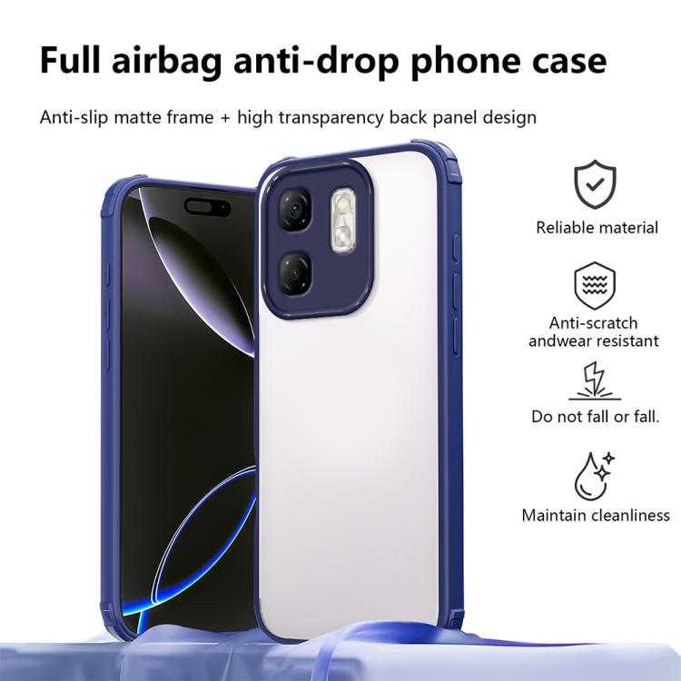 For Infinix Hot 50i / Smart 9 Four Corners Shield Shockproof TPU Hybrid PC Phone Case
