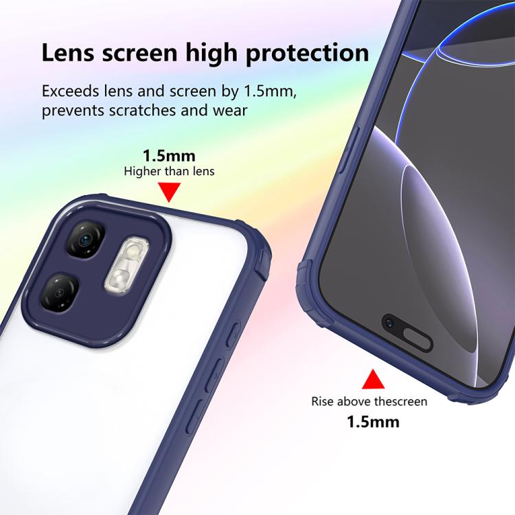 For Infinix Hot 50i / Smart 9 Four Corners Shield Shockproof TPU Hybrid PC Phone Case