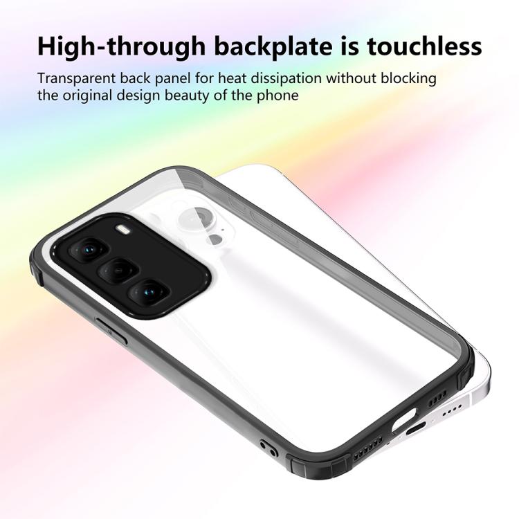 For Infinix Hot 50 Pro+ 4G Four Corners Shield Shockproof TPU Hybrid PC Phone Case