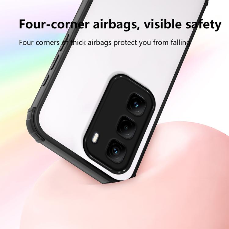 For Infinix Hot 50 Pro+ 4G Four Corners Shield Shockproof TPU Hybrid PC Phone Case