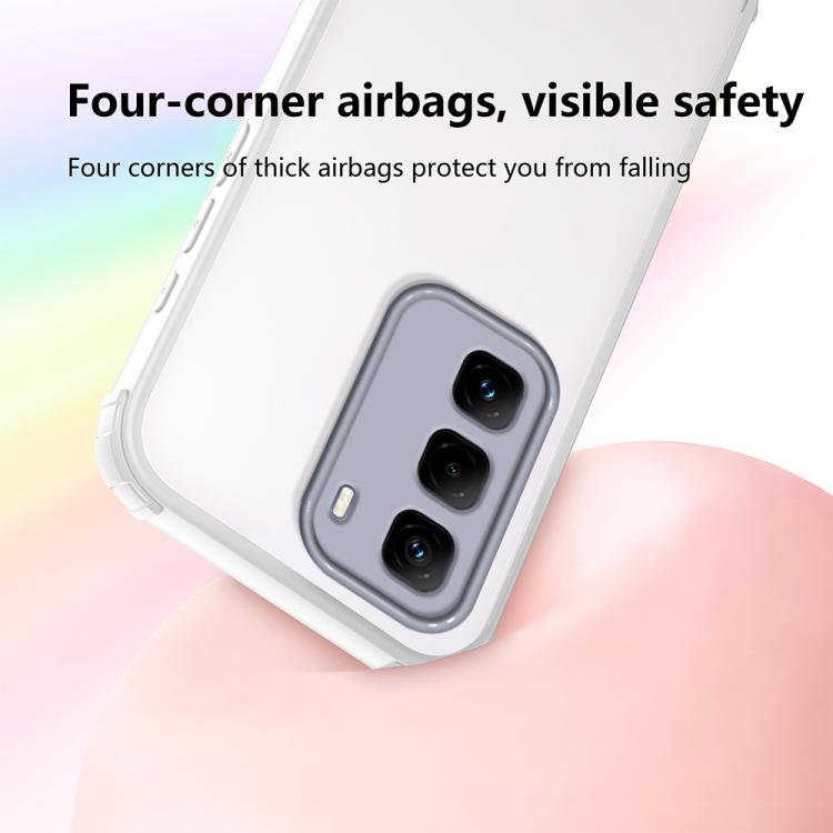 For Infinix Hot 50 Pro+ 4G Four Corners Shield Shockproof TPU Hybrid PC Phone Case