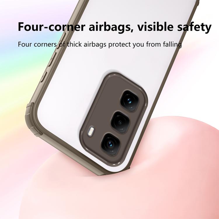 For Infinix Hot 50 Pro+ 4G Four Corners Shield Shockproof TPU Hybrid PC Phone Case