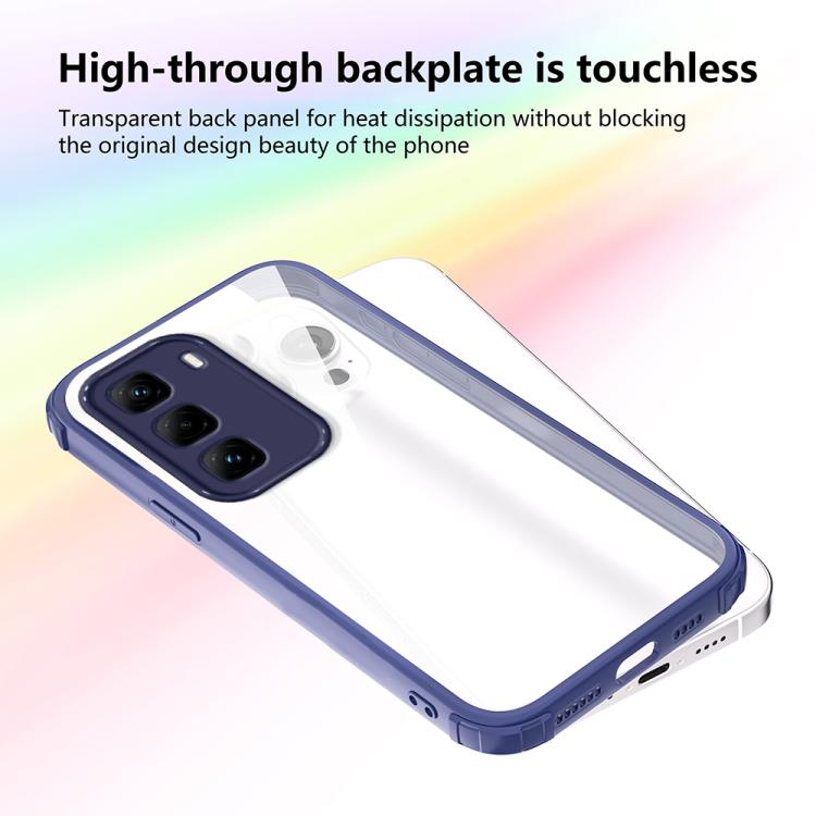 For Infinix Hot 50 Pro+ 4G Four Corners Shield Shockproof TPU Hybrid PC Phone Case