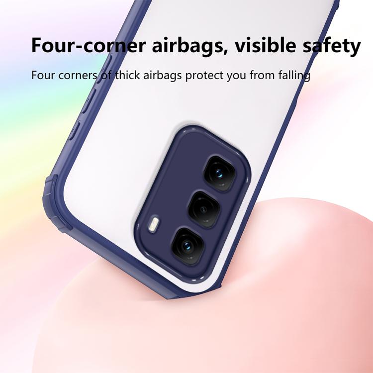For Infinix Hot 50 Pro+ 4G Four Corners Shield Shockproof TPU Hybrid PC Phone Case