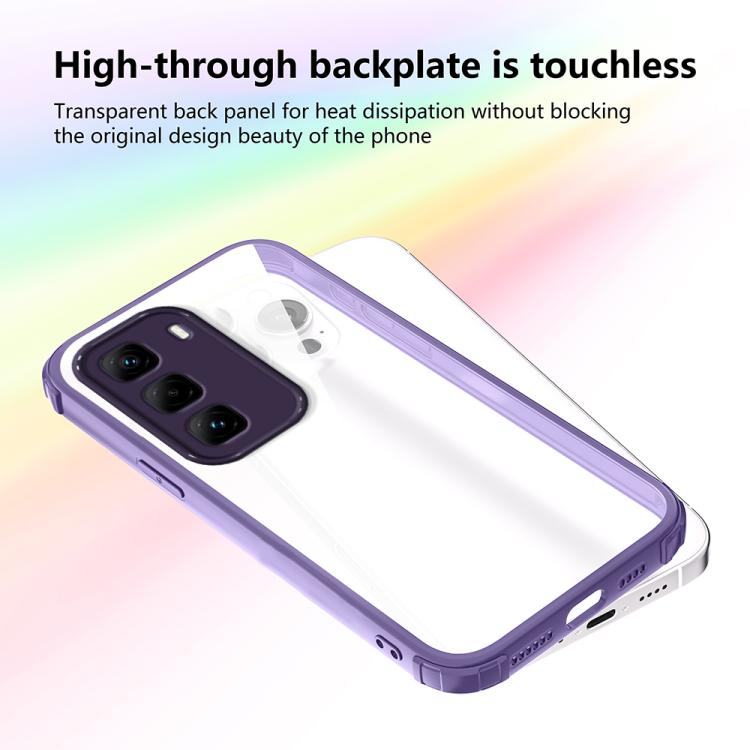 For Infinix Hot 50 Pro+ 4G Four Corners Shield Shockproof TPU Hybrid PC Phone Case