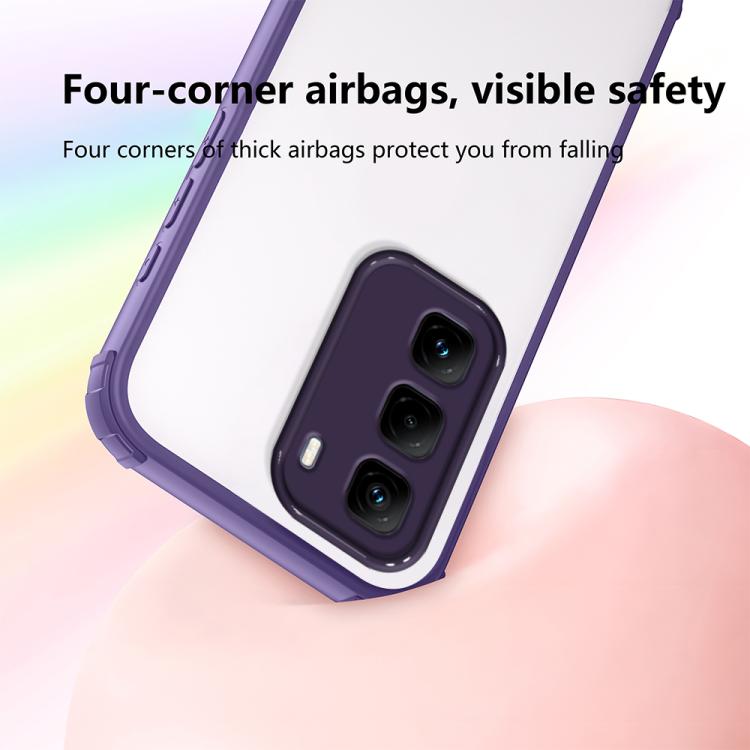 For Infinix Hot 50 Pro+ 4G Four Corners Shield Shockproof TPU Hybrid PC Phone Case