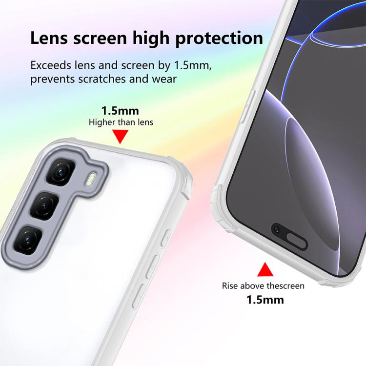 For Infinix Hot 50 4G Four Corners Shield Shockproof TPU Hybrid PC Phone Case