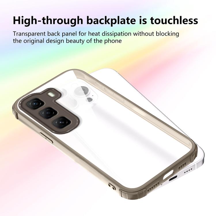 For Infinix Hot 50 4G Four Corners Shield Shockproof TPU Hybrid PC Phone Case