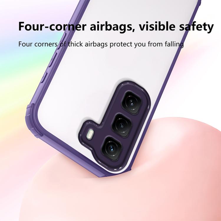 For Infinix Hot 50 4G Four Corners Shield Shockproof TPU Hybrid PC Phone Case
