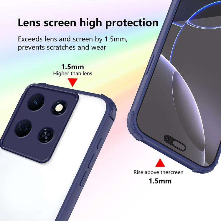 For Infinix Note 30 4G / 5G Four Corners Shield Shockproof TPU Hybrid PC Phone Case