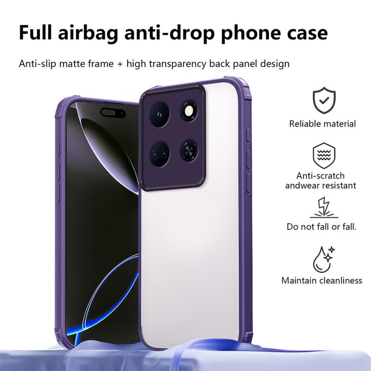 For Infinix Note 30 4G / 5G Four Corners Shield Shockproof TPU Hybrid PC Phone Case